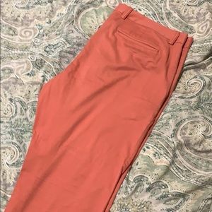 Old navy chinos 38x32 coral